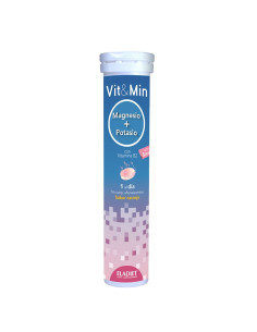 Vit&Min magnesio + potasio 1000 mg 14 comprimidos efervescentes Eladiet